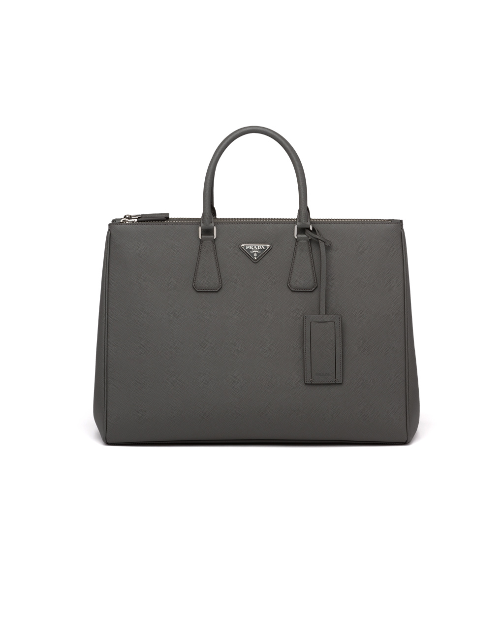 Prada Saffiano Kozene Prada Galleria Bag Marble Gray | KIHRBF563