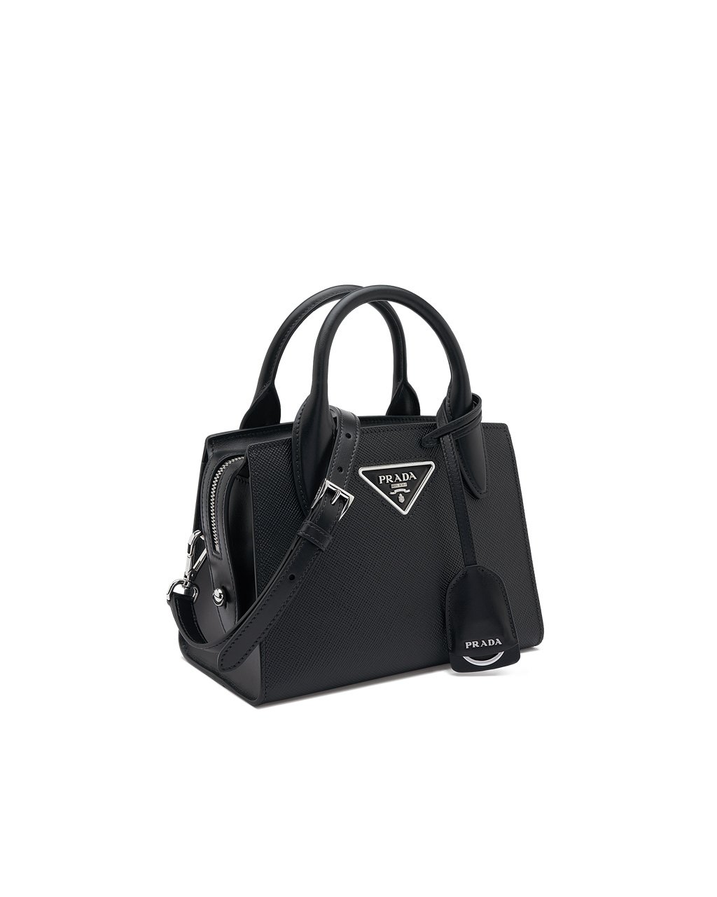 Prada Saffiano Kozene Prada Kristen Handbag Čierne | YTPJWU497