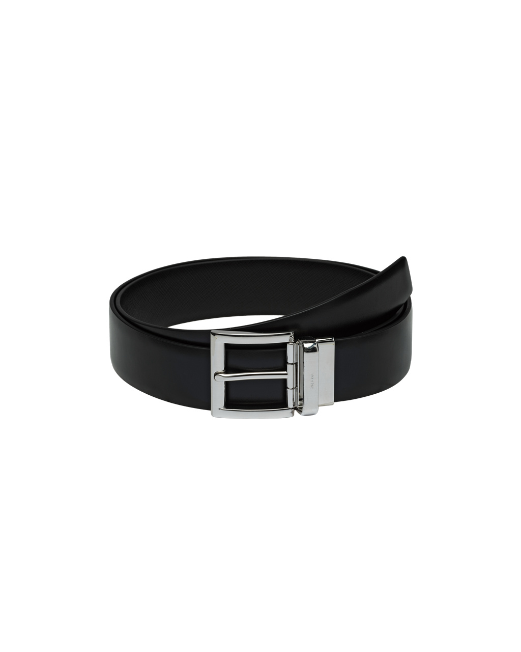 Prada Saffiano Kozene Reversible Belt Čierne | BWMUAQ234