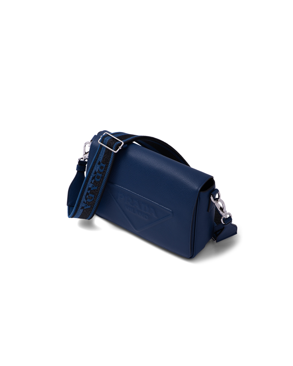 Prada Saffiano Kozene Shoulder Bag Bluette | ACLRTI278