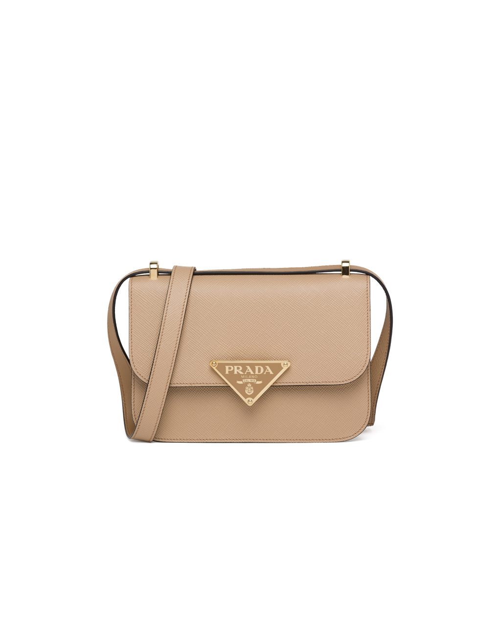 Prada Saffiano Kozene Shoulder Bag Béžové | YIFQTM854