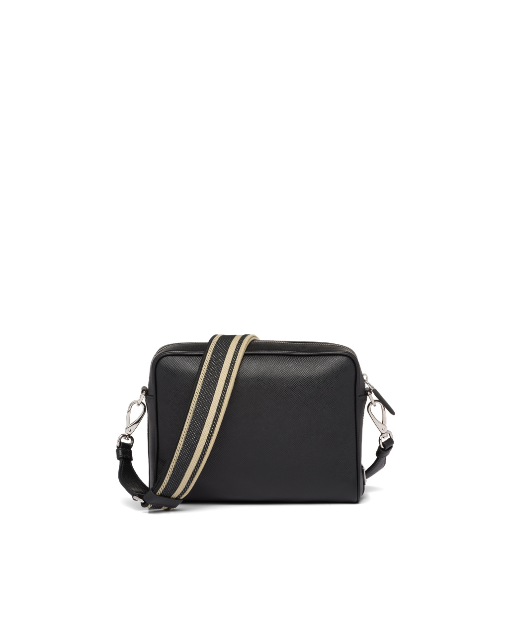 Prada Saffiano Kozene Shoulder Bag Čierne | HPDZWT084