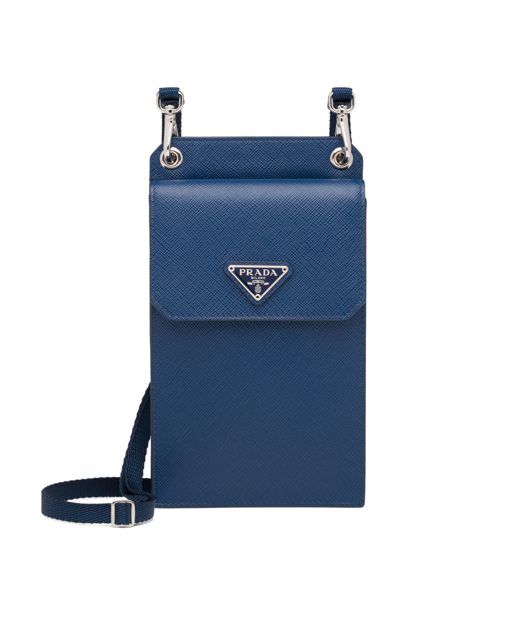 Prada Saffiano Kozene Smartphone Case Bluette | MCFTQJ270