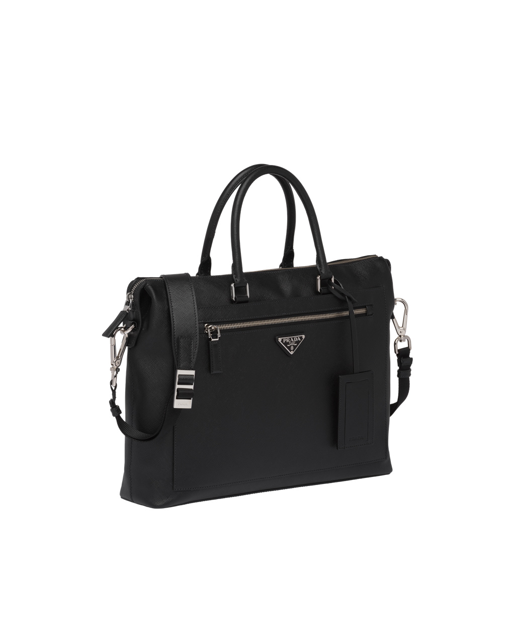 Prada Saffiano Kozene Tote Bag Čierne | YEVUOK678