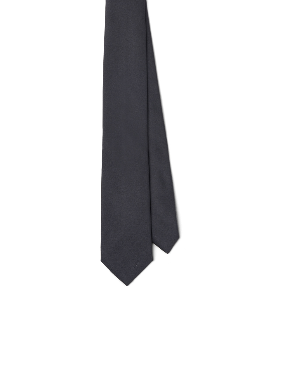 Prada Satin Tie Smoky Gray | MZSUFE301