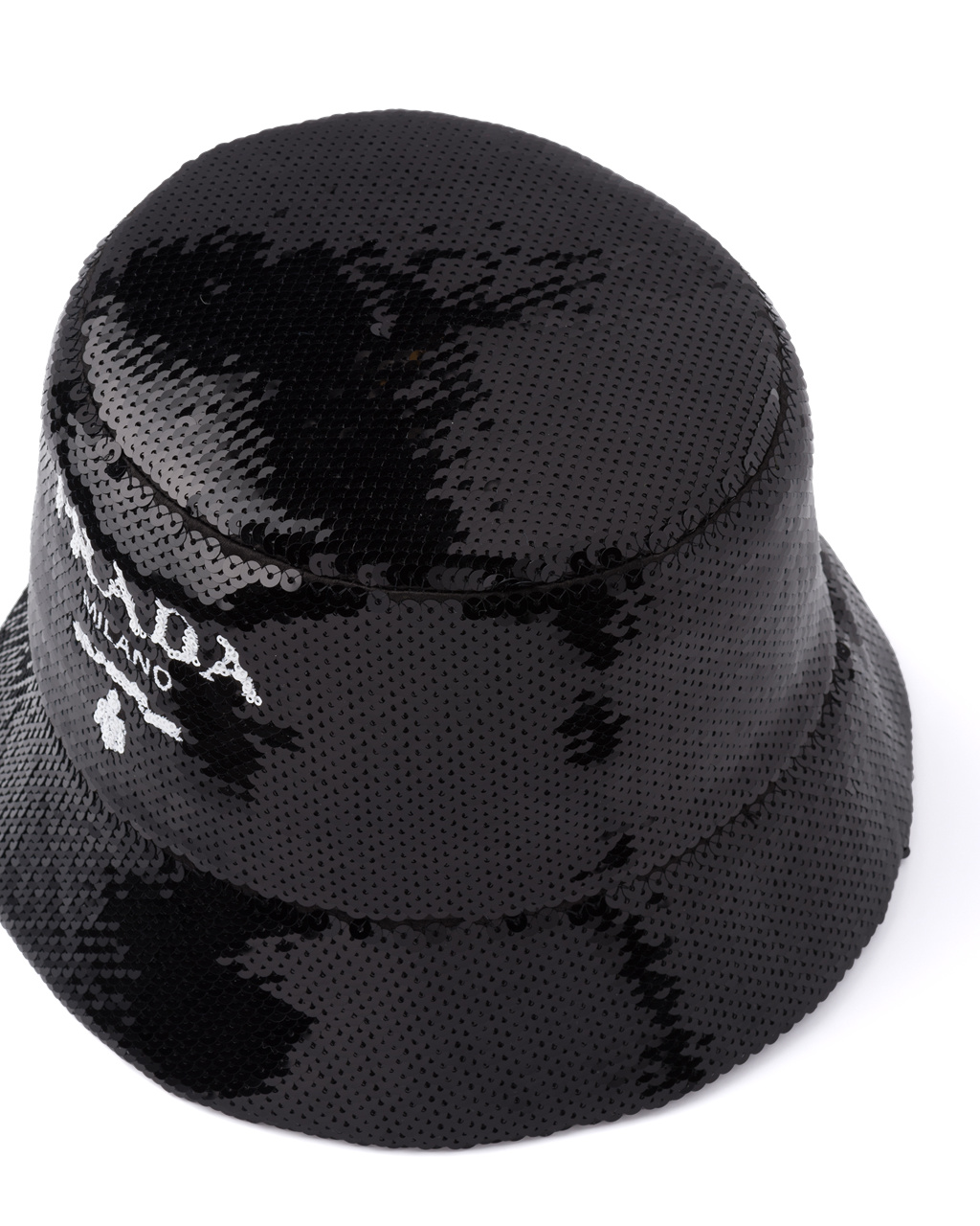 Prada Sequin Bucket Hat Čierne | CLJHKX486