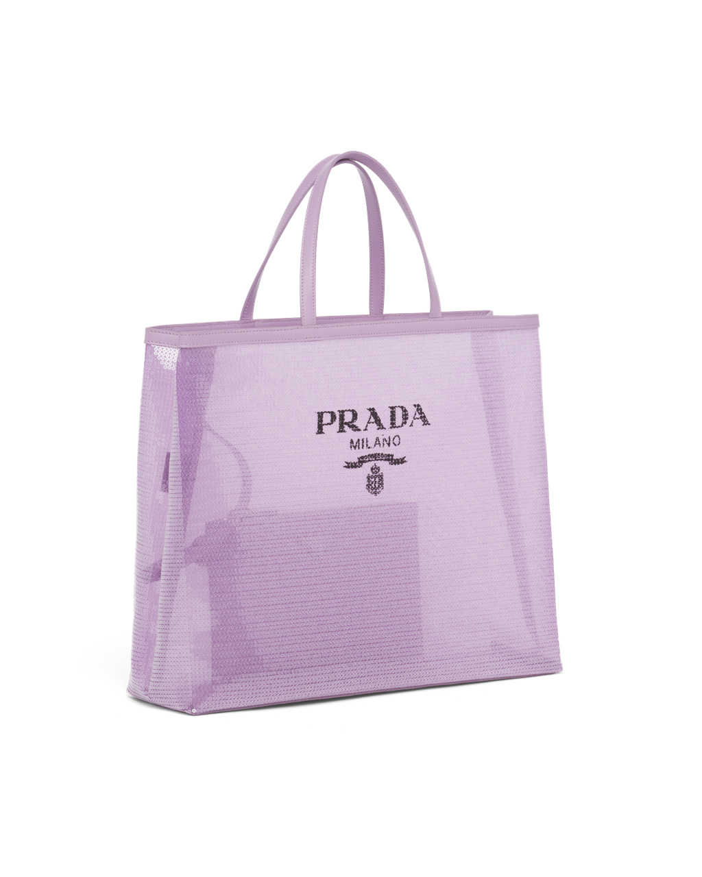 Prada Sequined Mesh Tote Bag Lily | VFHRSB942