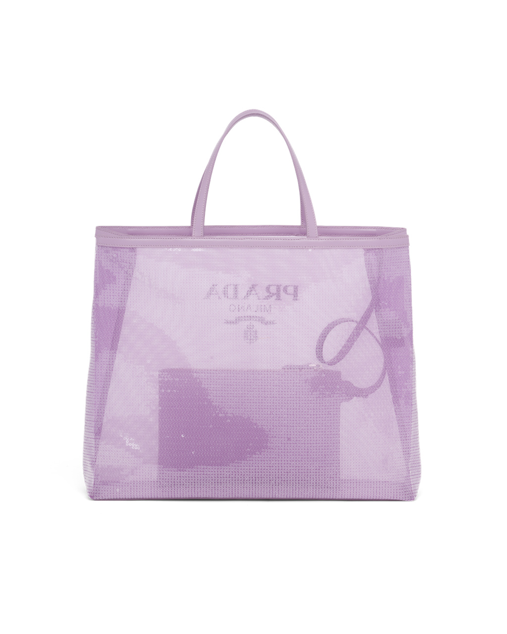 Prada Sequined Mesh Tote Bag Lily | VFHRSB942