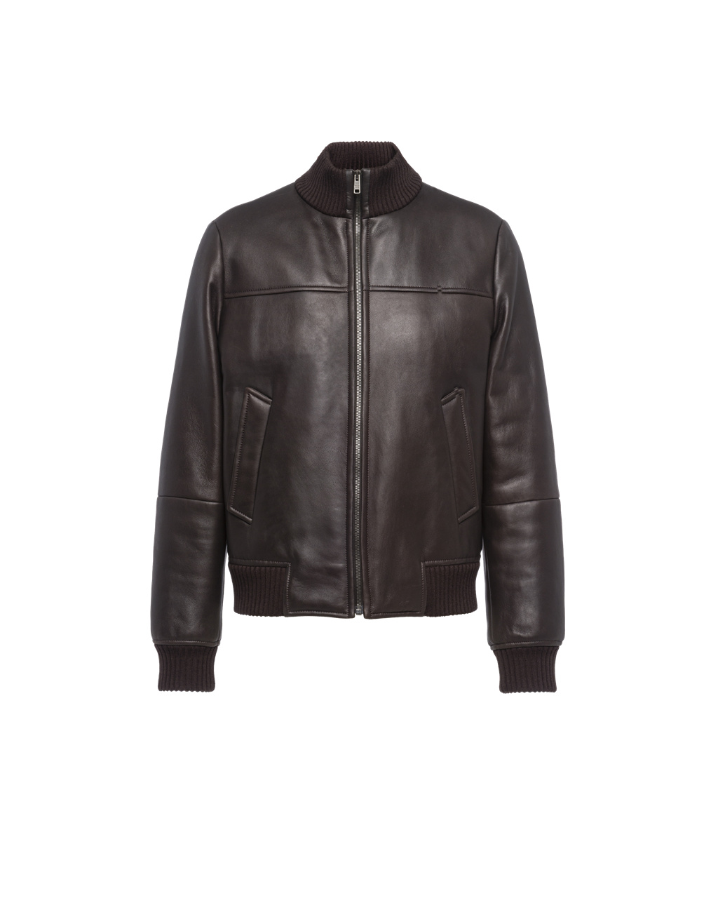 Prada Sheepskin Jacket Tmavo Hnede | MFPODQ270