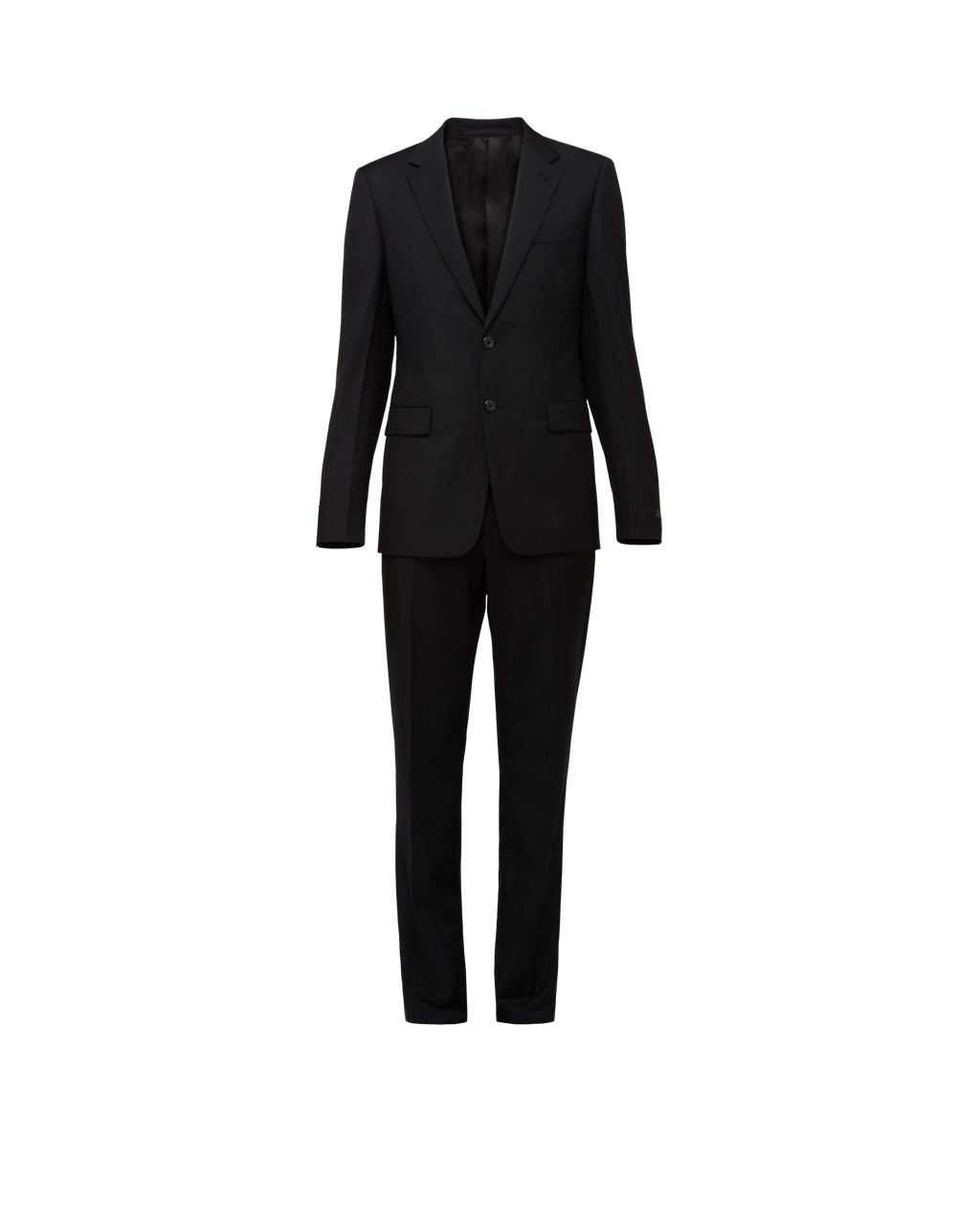 Prada Single Breasted Wool And Mohair Suit Čierne | KZSPUE604