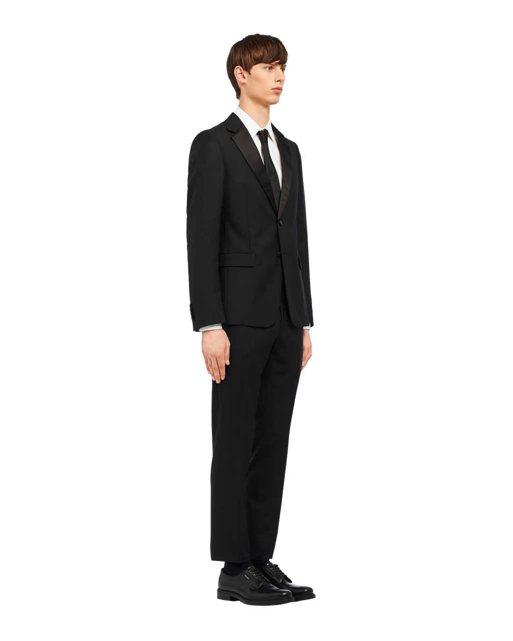 Prada Singled-breasted Two-button Wool Mohair Tuxedo Čierne | OSQVFC218