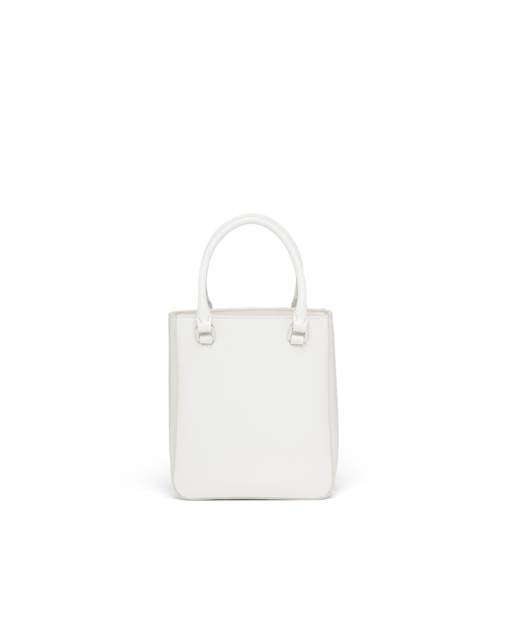 Prada Small Brushed Kozene Tote Biele | YQZOLS294