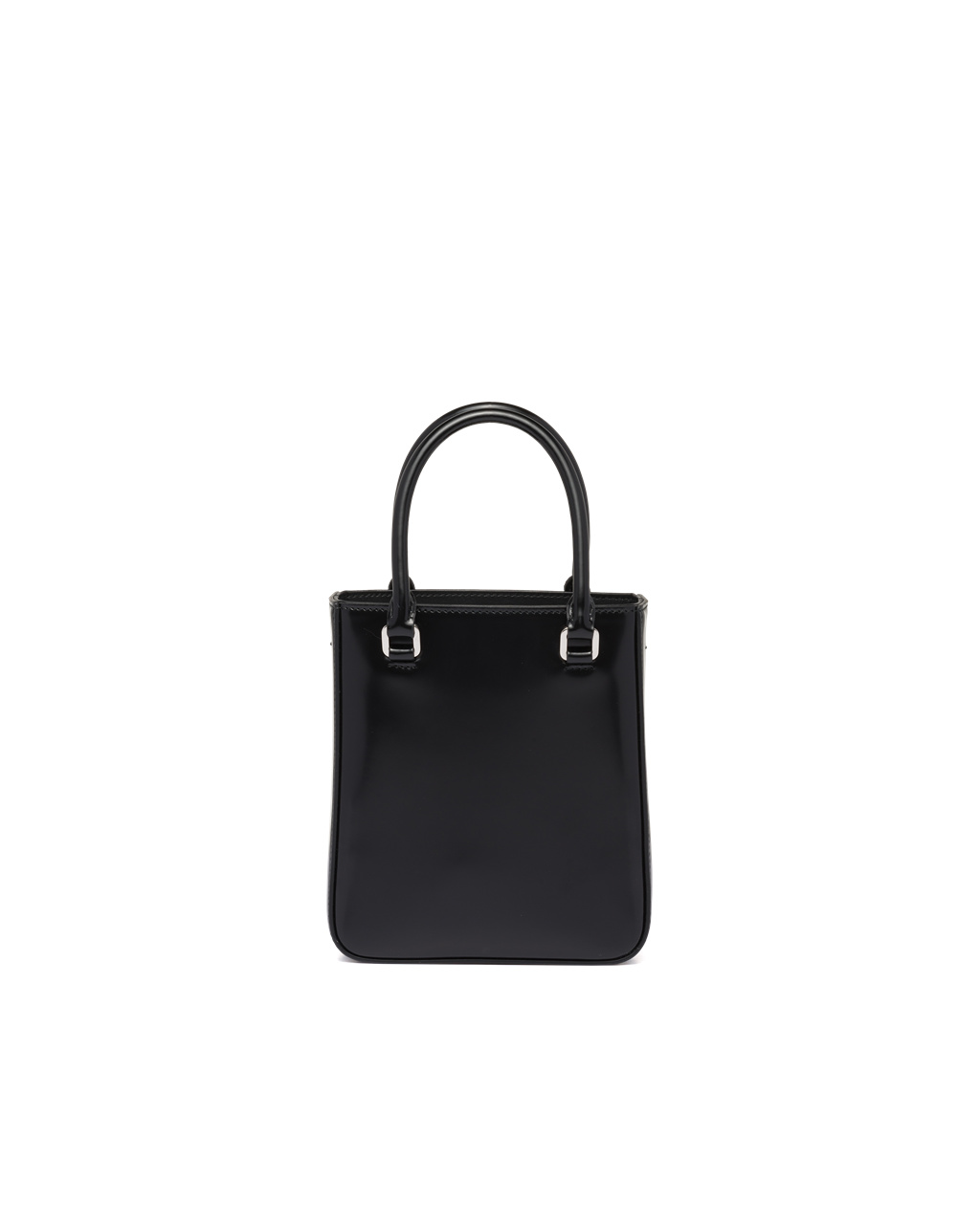 Prada Small Brushed Kozene Tote Čierne | YMRKFU903