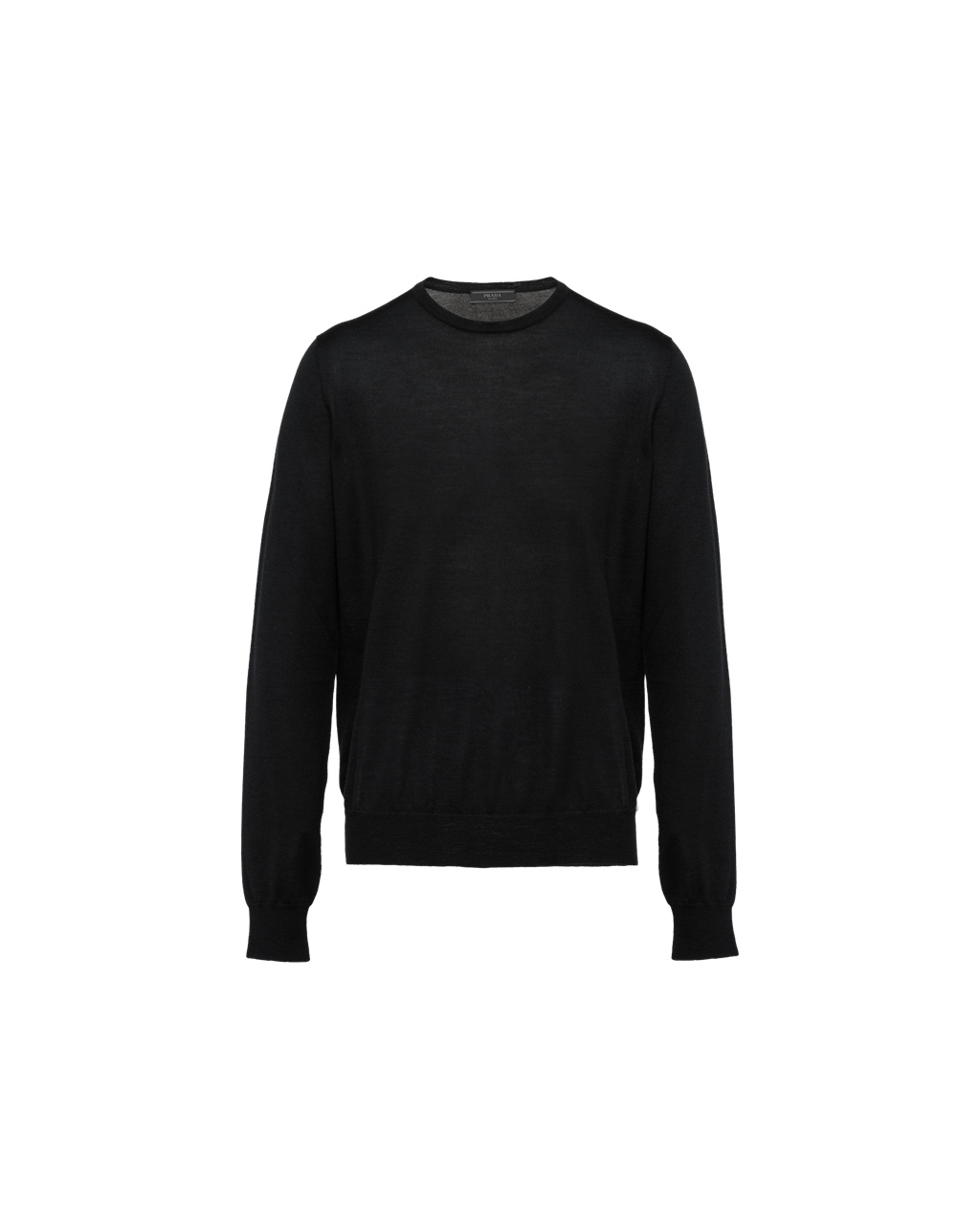 Prada Soft Cashmere Crew-neck Svetrove Saty Čierne | NYRGFK703