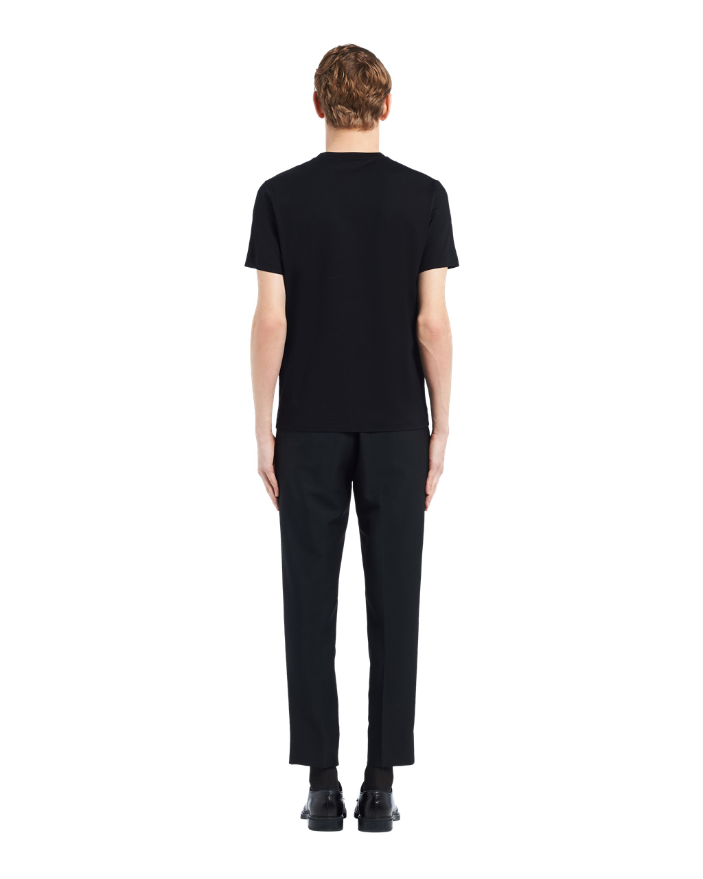 Prada Stretch Bavlnene T-shirt Čierne | RCNOBX890