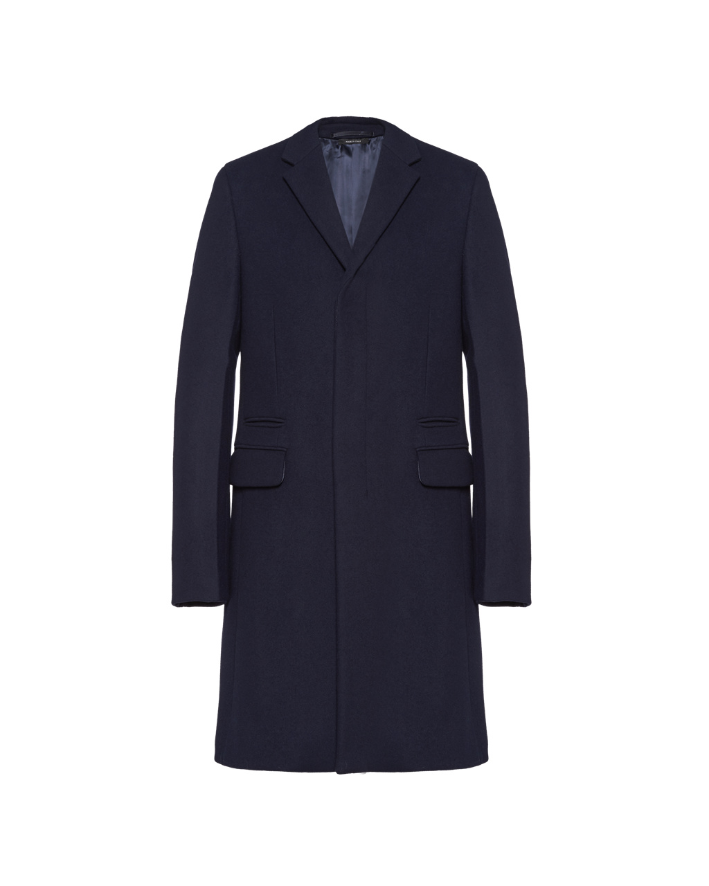 Prada Stretch Cloth Coat Námornícka Modrá | NDPSWX231