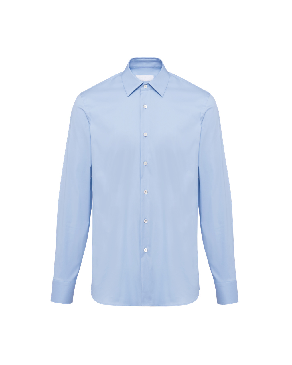 Prada Stretch Poplin Shirt Námornícka Modrá | LFAVZO563