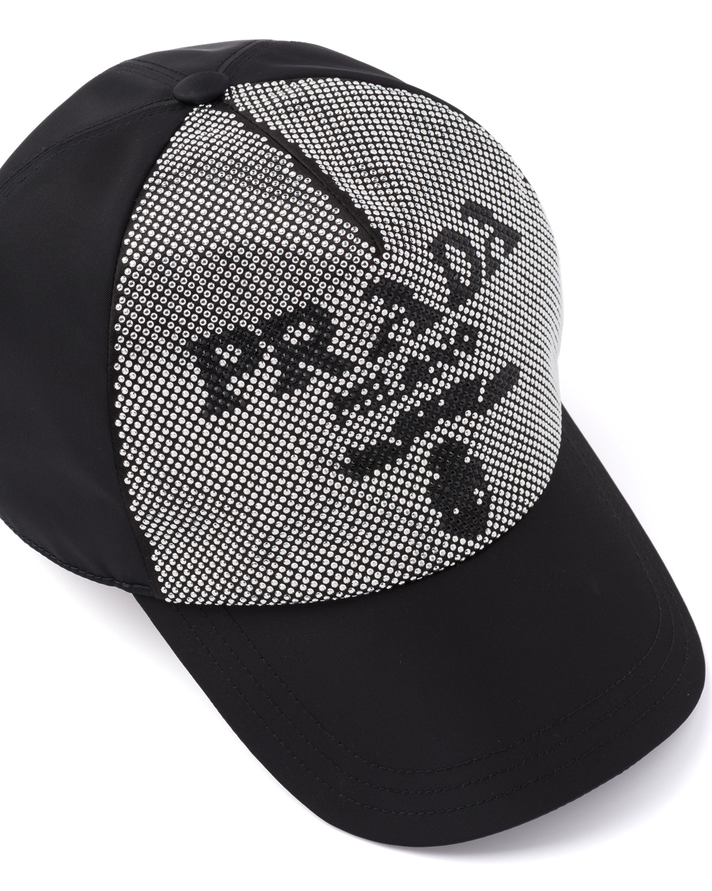 Prada Studded Re-nylon Baseball Cap Čierne | OVUYRP346