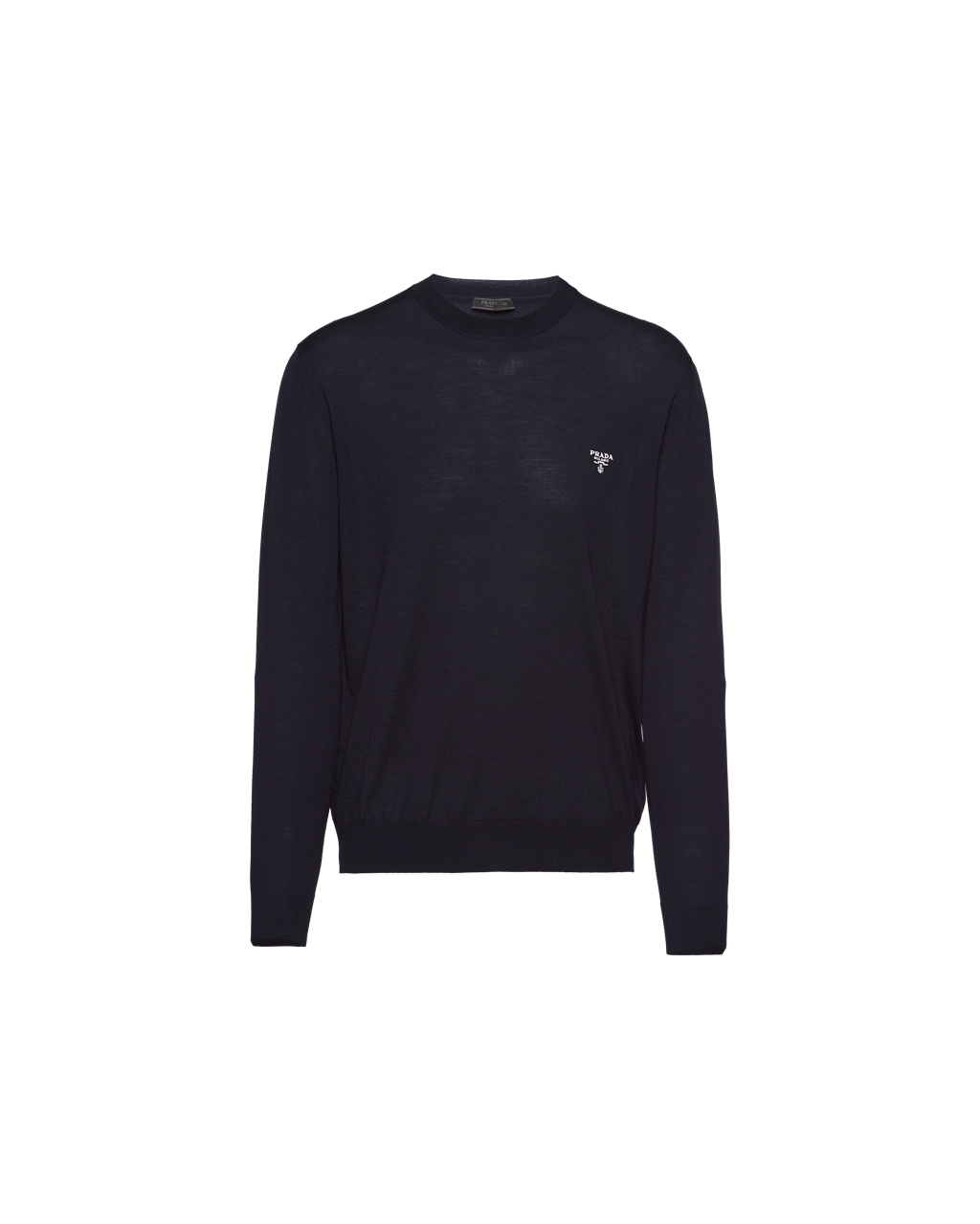 Prada Superfine Wool Crew-neck Svetrove Saty Námornícka Modrá | SJACFY721