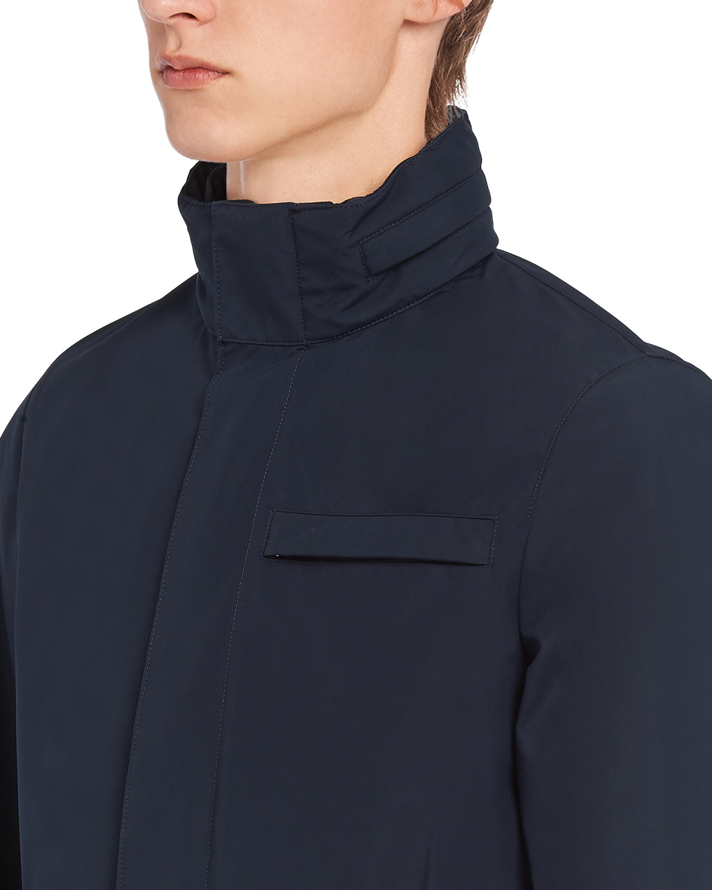 Prada Technical Fabric Blouson Jacket Námornícka Modrá | DFCYEU593