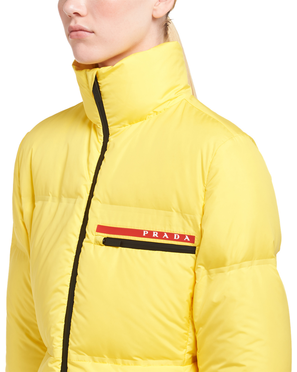 Prada Technical Nylon Puffer Jacket Žlté | RIDLCO621