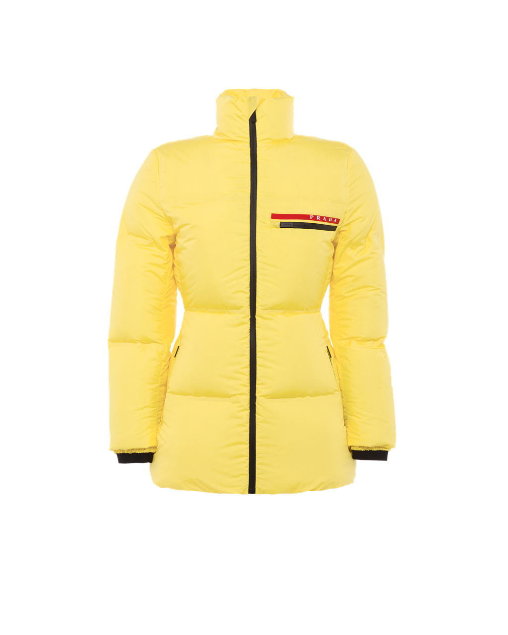 Prada Technical Nylon Puffer Jacket Žlté | RIDLCO621