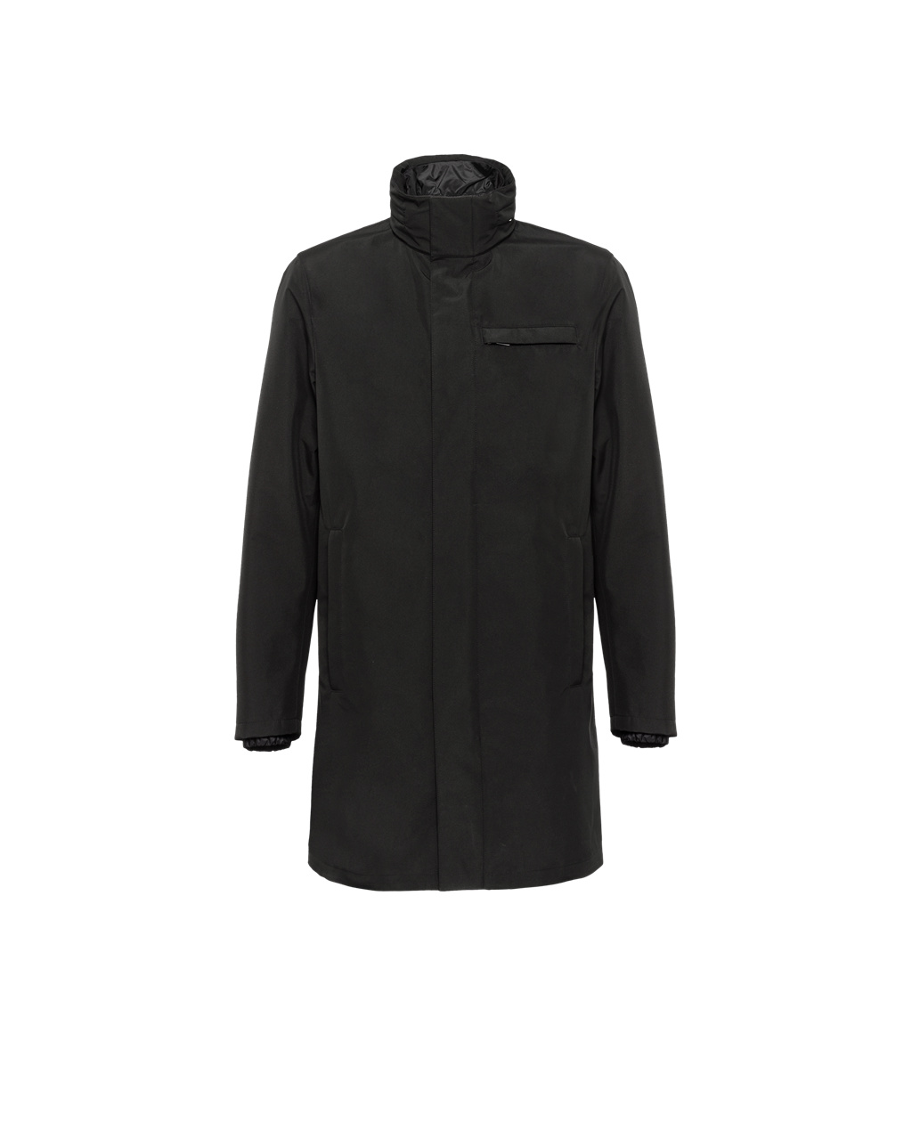 Prada Technical Poplin Raincoat Čierne | EMTWJY945