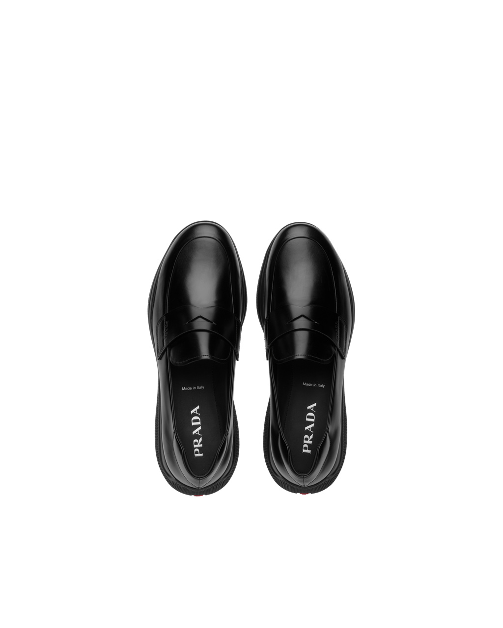 Prada Toblach Brushed Kozene Slip-on Sneakers Čierne | IOJSLP294