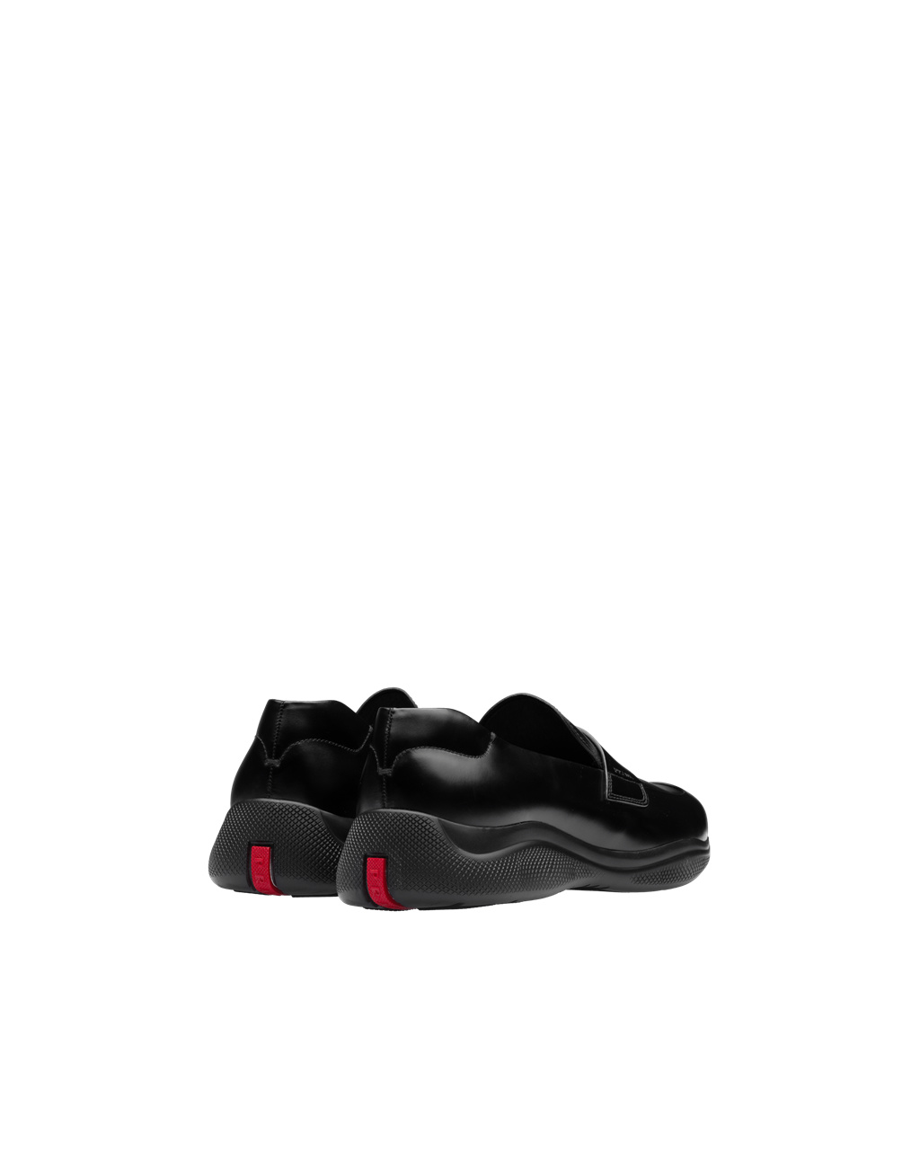 Prada Toblach Brushed Kozene Slip-on Sneakers Čierne | IOJSLP294