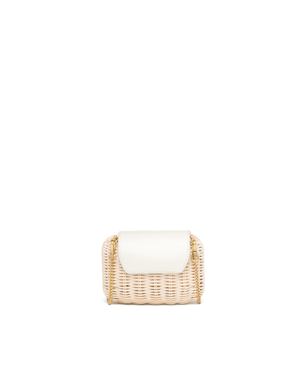 Prada Wicker And Kozene Mini-pouch Biele | ARPLXZ650