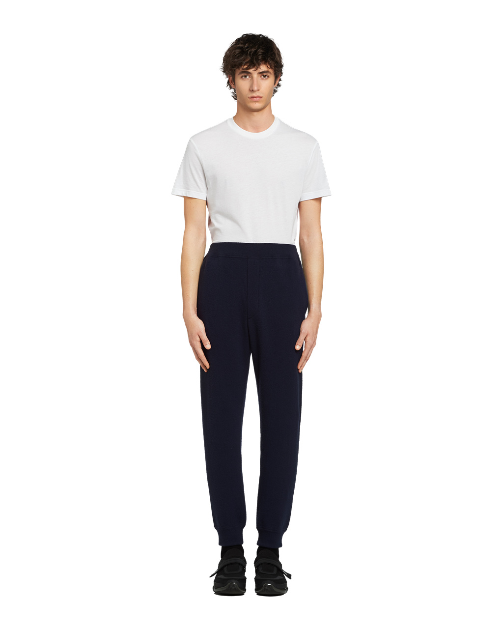 Prada Wool And Cashmere Jogging Pants Námornícka Modrá | BASPXM284