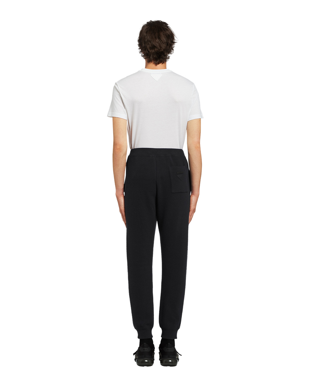 Prada Wool And Cashmere Jogging Pants Čierne | UZFVKE349