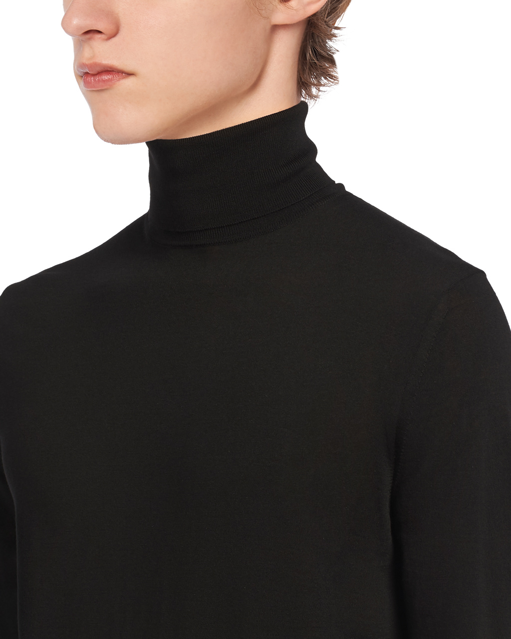 Prada Wool Turtleneck Čierne | ZUGMYV231