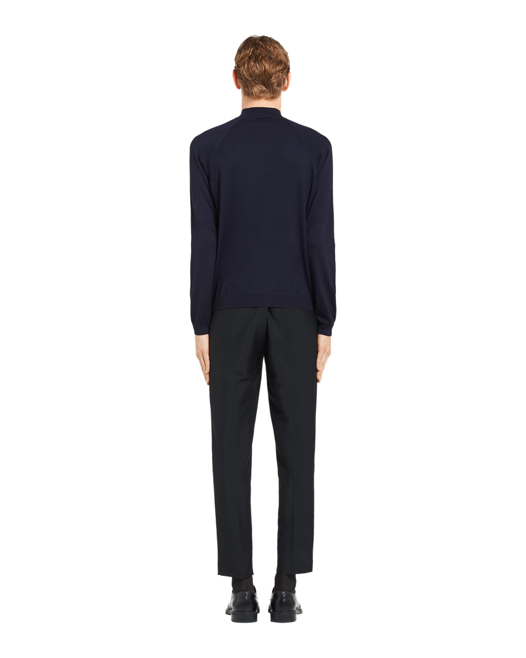 Prada Worsted Wool Turtleneck Svetrove Saty Námornícka Modrá | ENOCVZ367