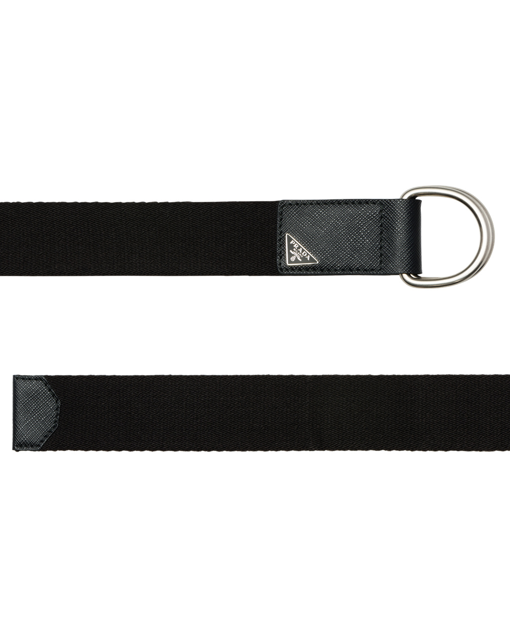 Prada Woven Nylon Belt Čierne | JTNGSC501