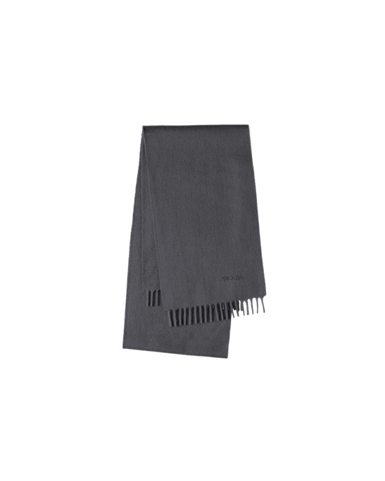 Prada Cashmere Scarf Slate Gray | SZODTU547