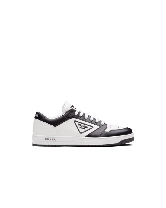 Prada District Kozene Sneakers Biele Čierne | VULRDM381