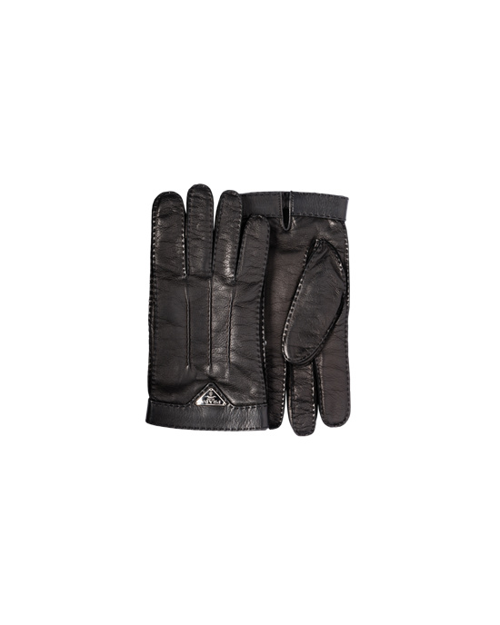 Prada Kozene Gloves Čierne | RTKSJZ615