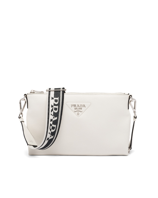 Prada Kozene Shoulder Bag Biele | CNAKBX864