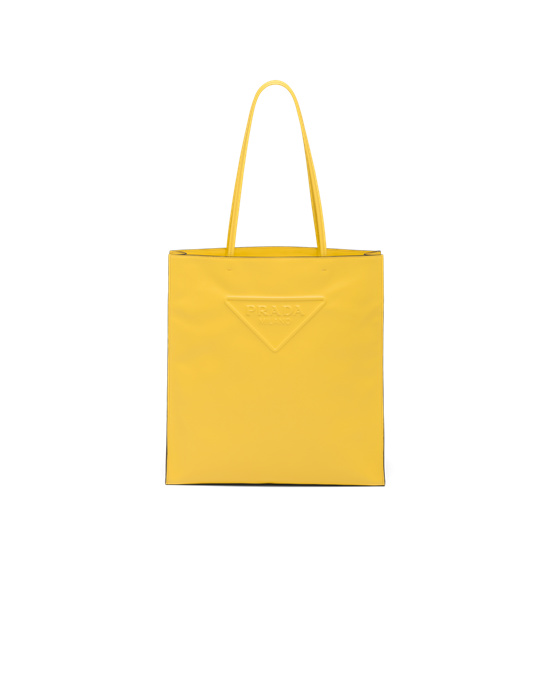 Prada Kozene Tote Bag Žlté | SVPYZH752