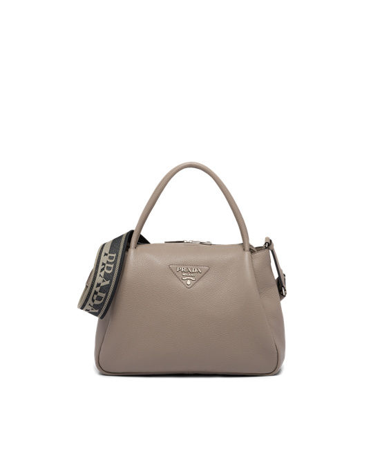 Prada Large Kozene Handbag Clay Gray | FZPOEQ671