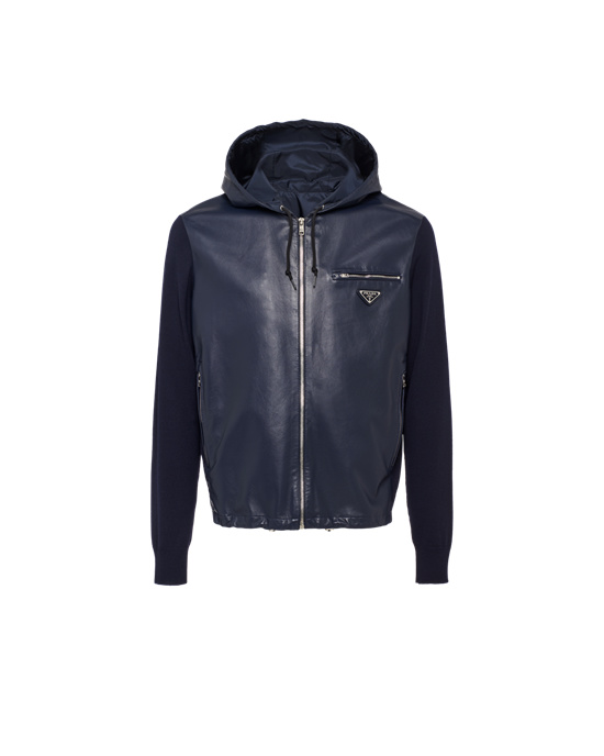 Prada Nappa Kozene Jacket Ultramarine | LOYDCM975