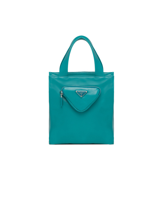 Prada Nappa Kozene Tote Bag Tyrkysový Modre | SFOKUB957