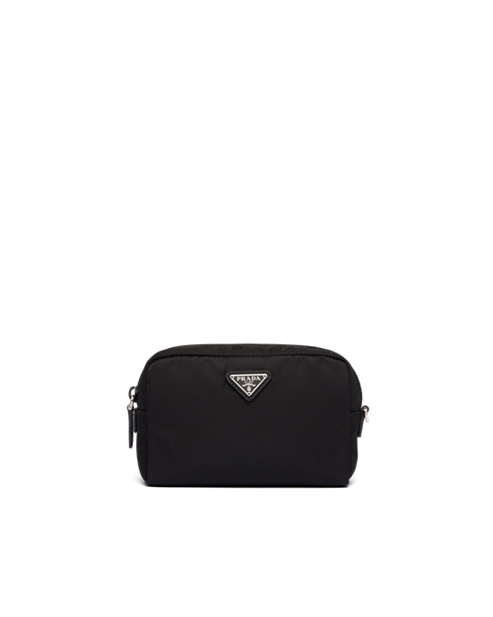 Prada Nylon Pouch Čierne Červené | YEQMHJ536