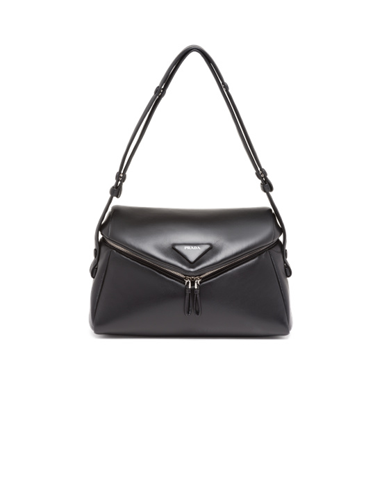 Prada Padded Nappa Kozene Prada Signaux Bag Čierne | YKVBXQ387