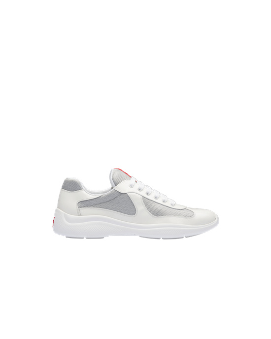 Prada Prada America's Cup Sneakers Biele Strieborne | HTJDSI896