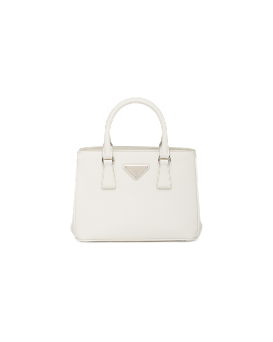 Prada Prada Galleria Saffiano Kozene Mini-bag Biele | VGIATB634