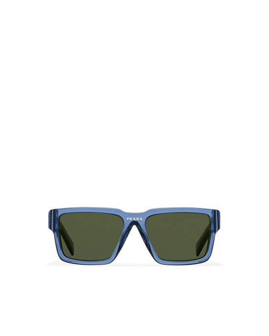 Prada Prada Runway Sunglasses Squared Zelene | IJARXW691