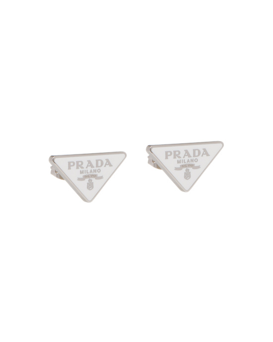 Prada Prada Symbole Earrings Biele | QUHKIB097