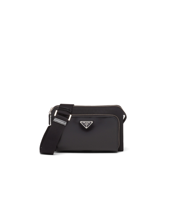 Prada Re-nylon And Kozene Shoulder Bag Čierne | IZYMAH263